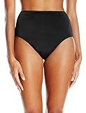 Maxine Of Hollywood Women's High Waist Hipster Bikini Swimsuit Bottom, Black, 18 | Amazon (US)