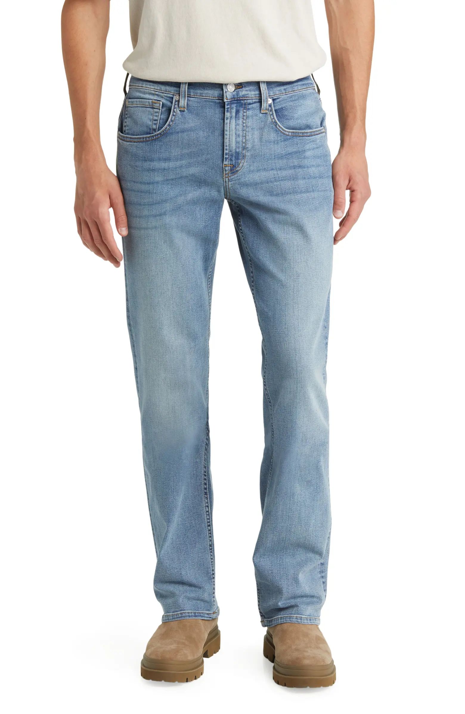 Austyn Squiggle Relaxed Straight Jeans | Nordstrom
