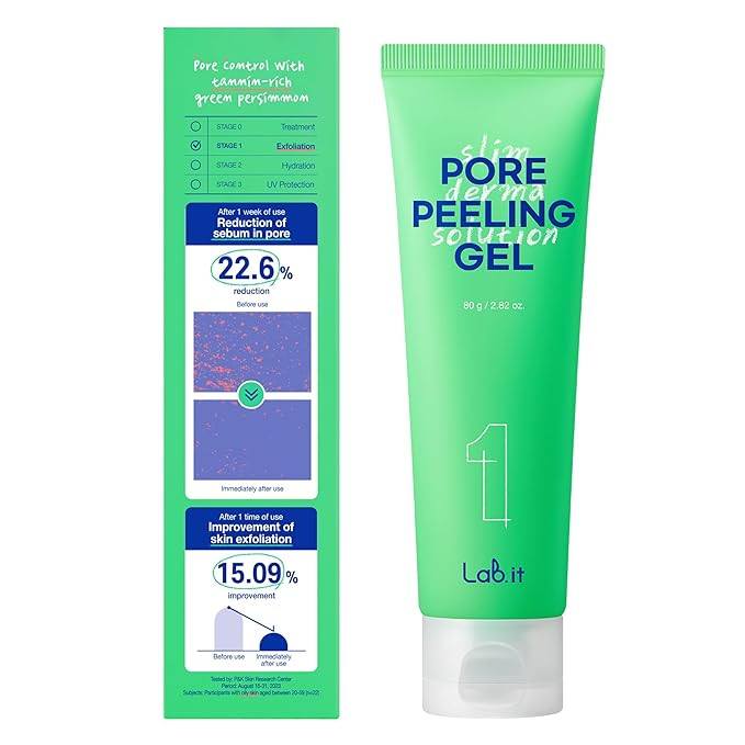 Lab.it Pore Peeling Gel | Face Scrub & Exfoliating Face Wash, Deep Pore Cleanser & Facial Exfolia... | Amazon (US)