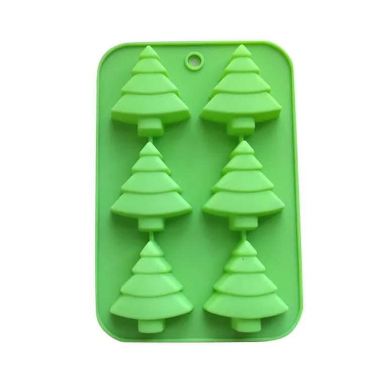 Fridja Christmas Molds Silicone Christmas Tree Chocolate Baking Silicone Model, Cake Candy Handma... | Walmart (US)