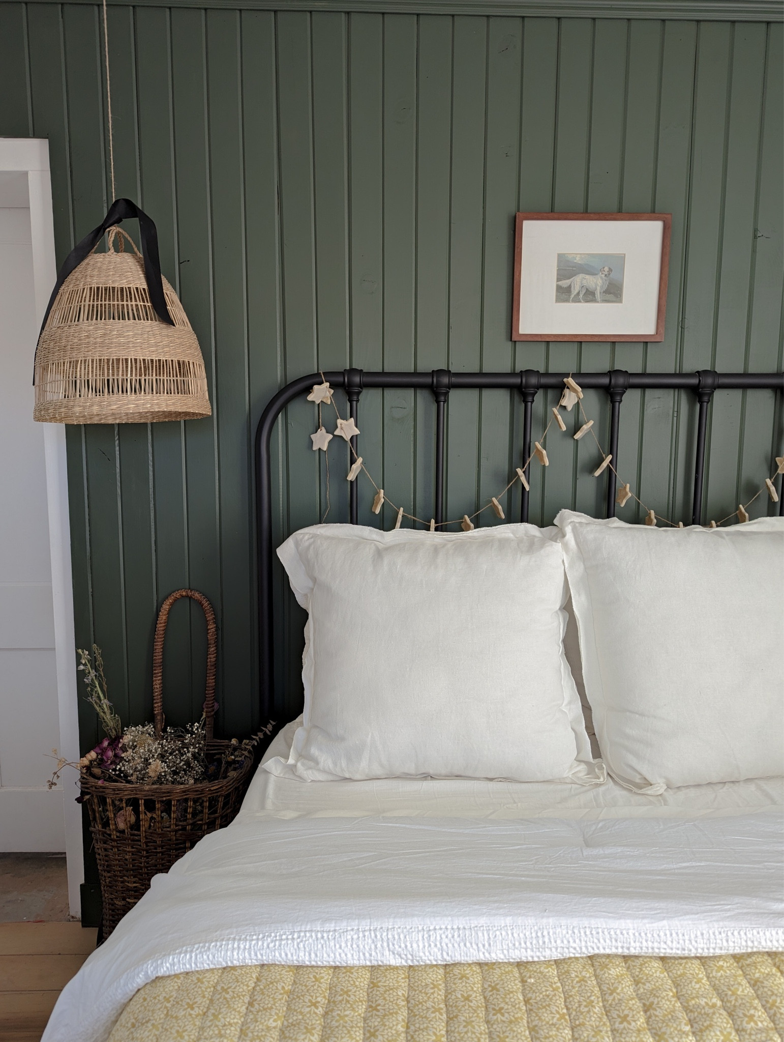 Bedroom- Salt Dough Star Garland gives it that magic touch

#LTKhome