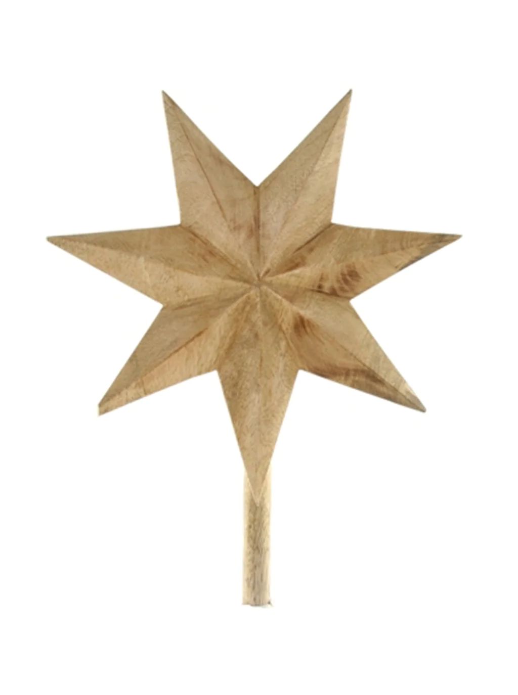 Carved Wood Tree Topper | House of Jade Home