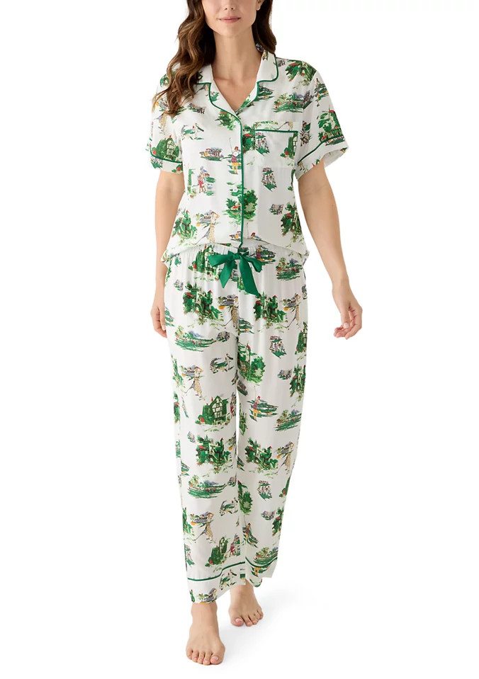 Golf Toile Pajama Set | Belk