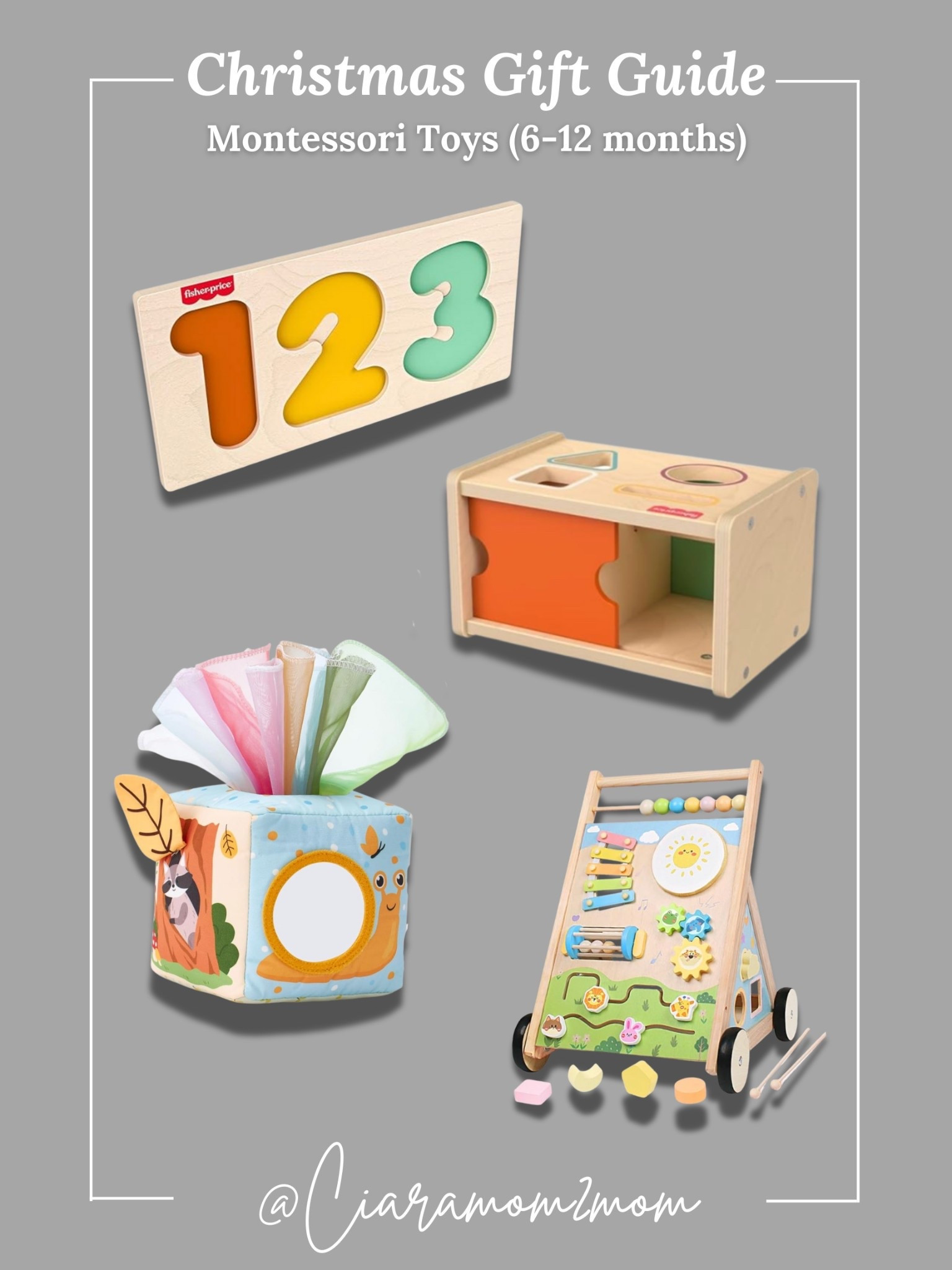 Montessori toys gift ideas for babies 6-12 months old! 

#LTKGiftGuide #LTKBaby