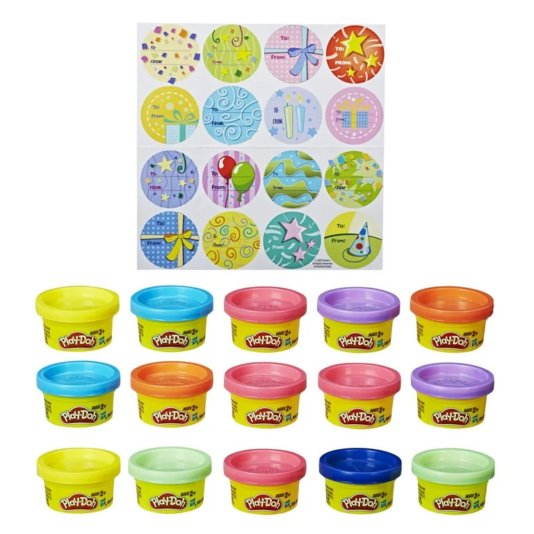 Play-Doh Party Bag, 15-Pack of 1-Ounce Cans, Halloween Toys & Party Favors, Preschool Toys, Ages ... | Walmart (US)