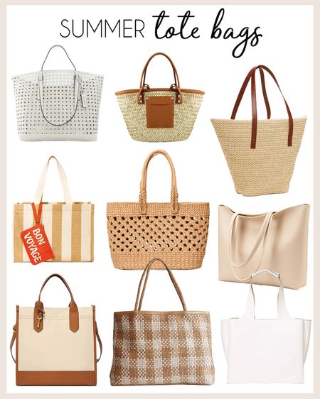 Cute summer tote bags to add to your collection this season! 

#summertote

Straw tote. Chic tote bag. Summer tote. 

#LTKStyleTip #LTKItBag #LTKSeasonal