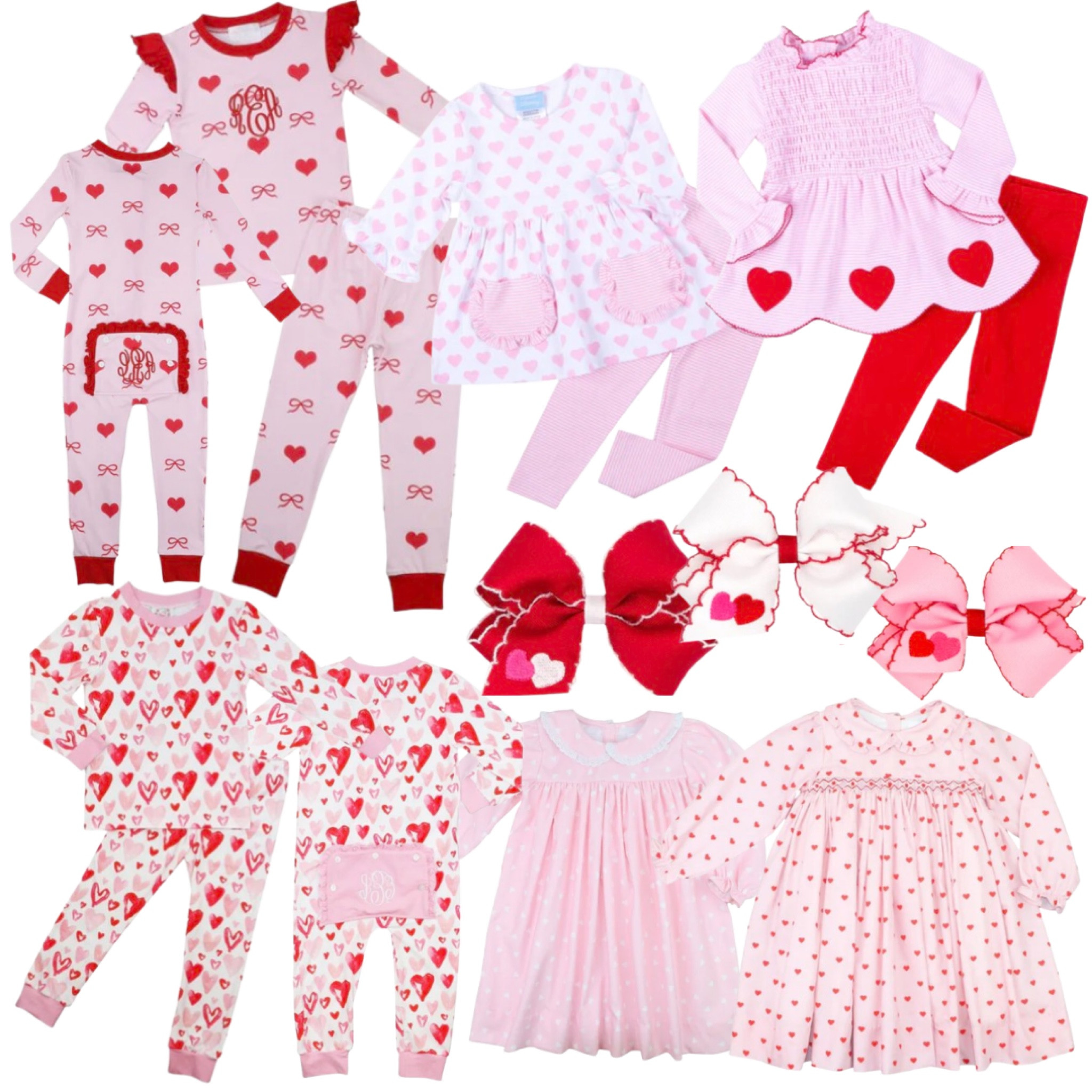 The cutest Valentine’s outfits and pajamas for your little girl! I can’t get over the ruffle sleeves on those pjs — and how cute they would be together for a big/little sister match! 

#LTKStyleTip #LTKBaby #LTKKids