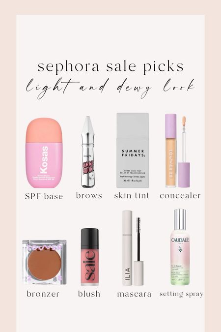 Sephora sale picks for a light & dewy makeup look!

#LTKxSephora #LTKbeauty #LTKsalealert