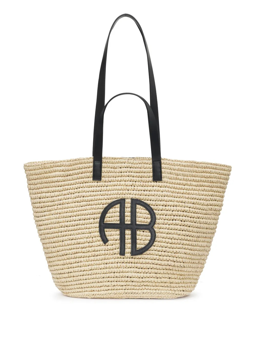 ANINE BING Palermo Raffia Tote Bag | Neutrals | FARFETCH UK | Farfetch Global