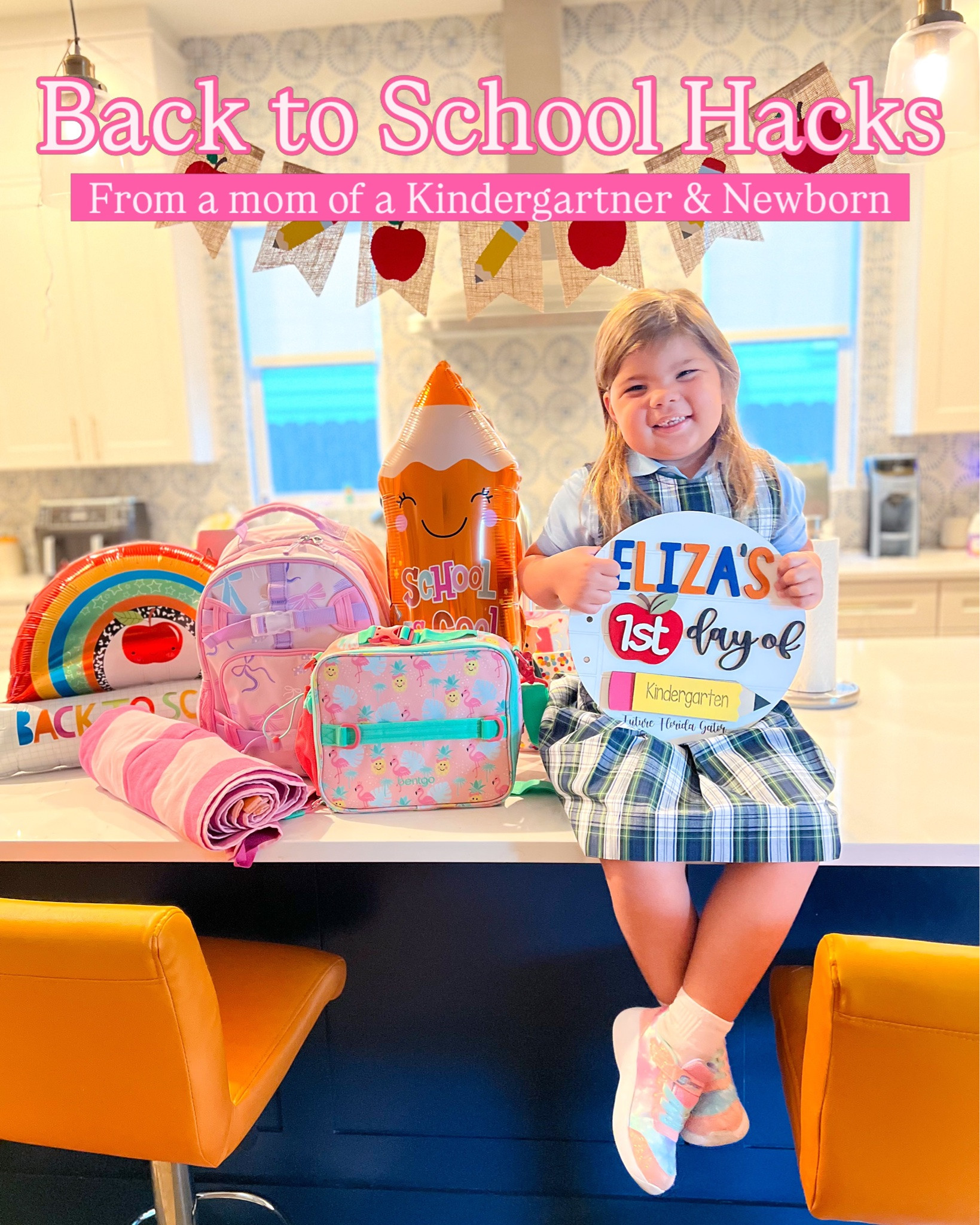 Back to school season is here and the Blackwoods are ready! After a few years in preschool I have a pretty good idea of what works for us, but adding a newborn to the mix means new routines- and new hacks- needed to keep us running smoothly!

These are our favorite school supplies, life hacks and fun finds that have us ready for the new school year 📚✂️📓✏️

#backtoschool #kindergarten #firstdayofschool