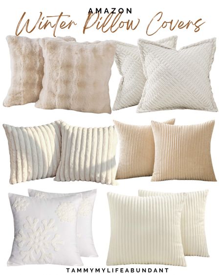 Amazon winter pillow covers

#LTKhome #LTKstyletip