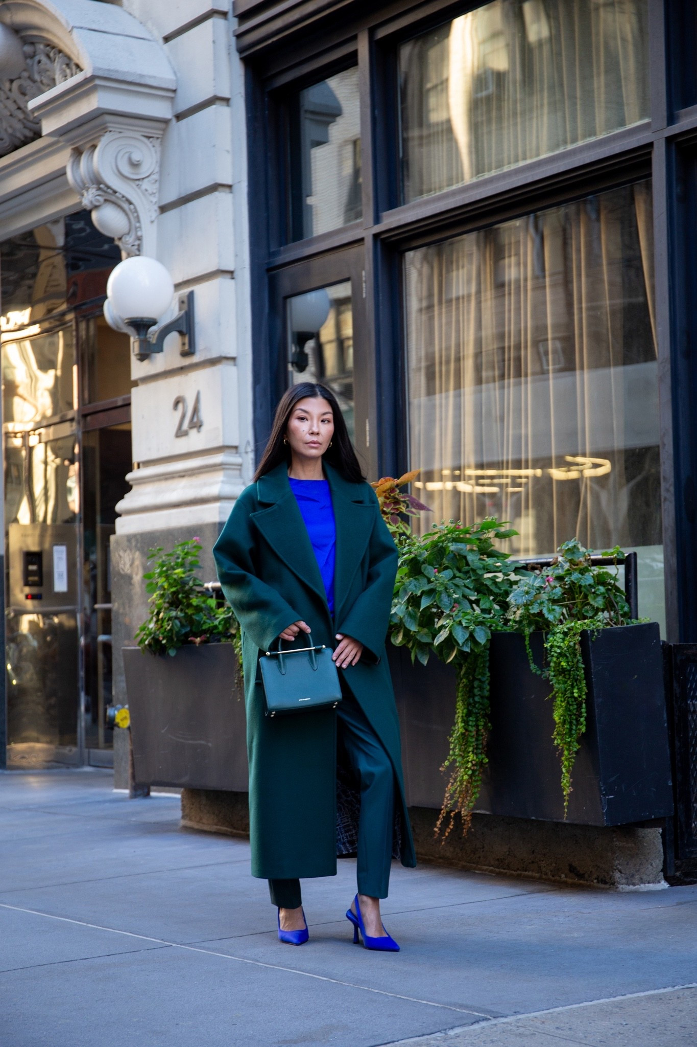 💙💚 When blue meets green, magic happens. @boden Wrapped in emerald dreams and cobalt confidence. Blue skies, green vibes — fashion forecast: fearless. 🌿✨ 

#greencoat #outfitinspo ##greenandblue #ootdfashion #streetstyle



#LTKStyleTip #LTKHoliday #LTKSeasonal