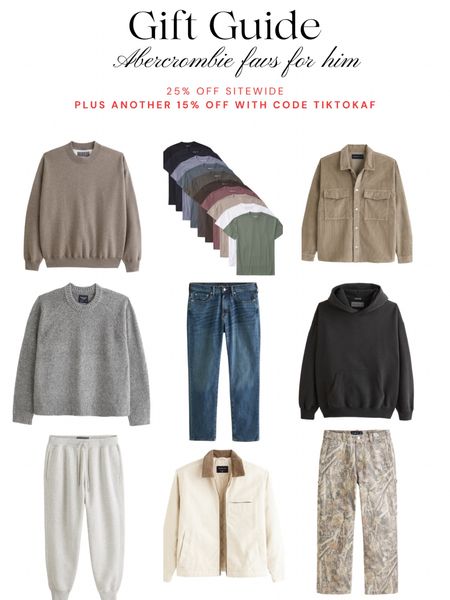 Cyber Monday sales are live at Abercrombie! 25% off sitewide plus an additional 15% off with code TIKTOKAF ✨

#LTKGiftGuide #LTKsalealert #LTKCyberWeek