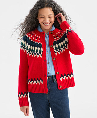 Style & Co Women's Fair Isle Cardigan, Macy's Exclusive - Macy's | Macy's