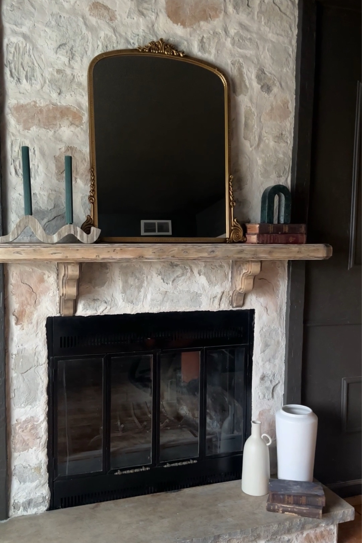 Fireplace decorating!