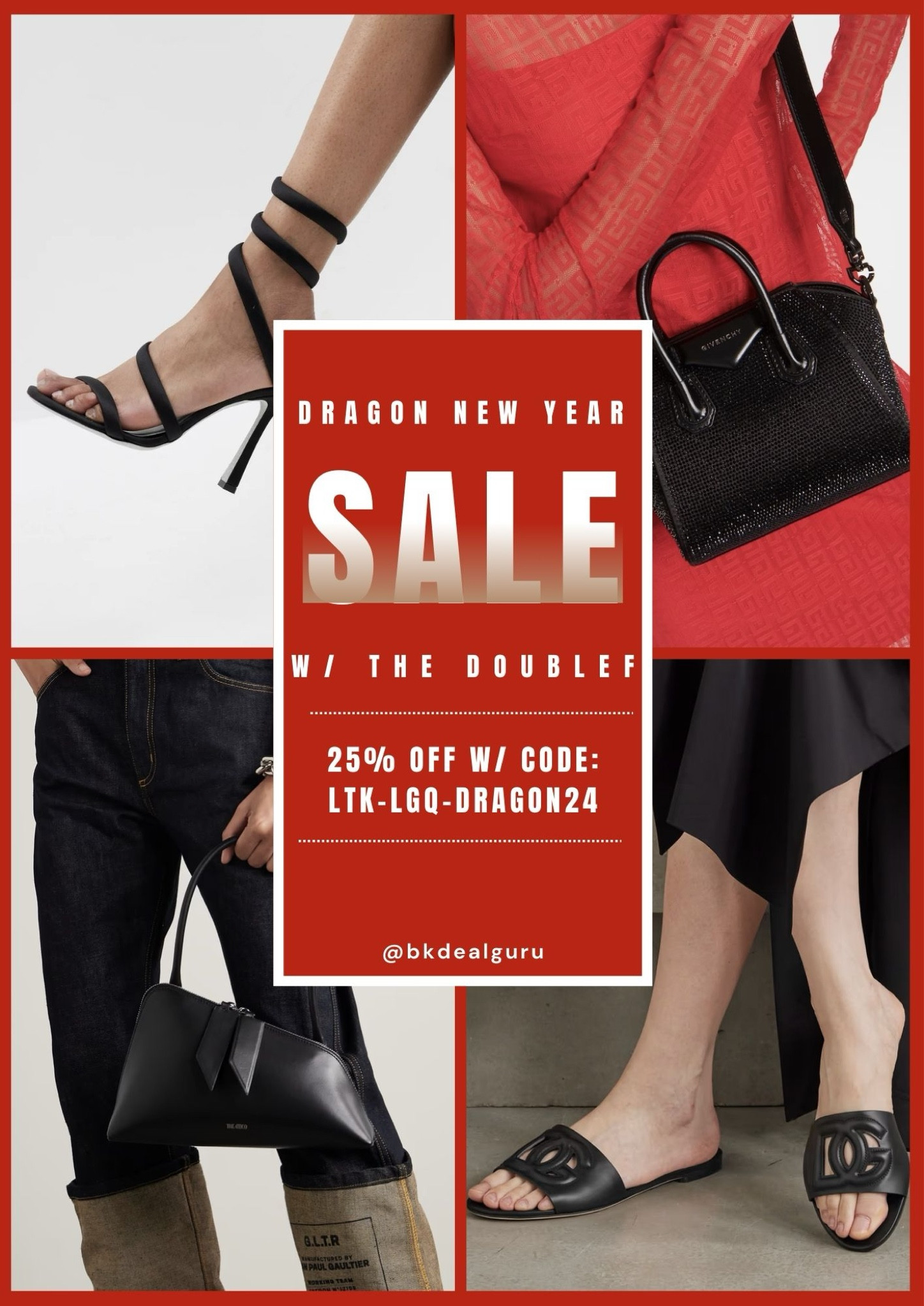 Dragon New Year Promo w/ The DoubleF: Special 25% Off SS24 w/ code: LTK-LGQ-DRAGON24.

You can opt for code  LTK-SRC-SPRING24 if the New Year Promo expires.
#LTKGiftGuide

#LTKsalealert #LTKSeasonal