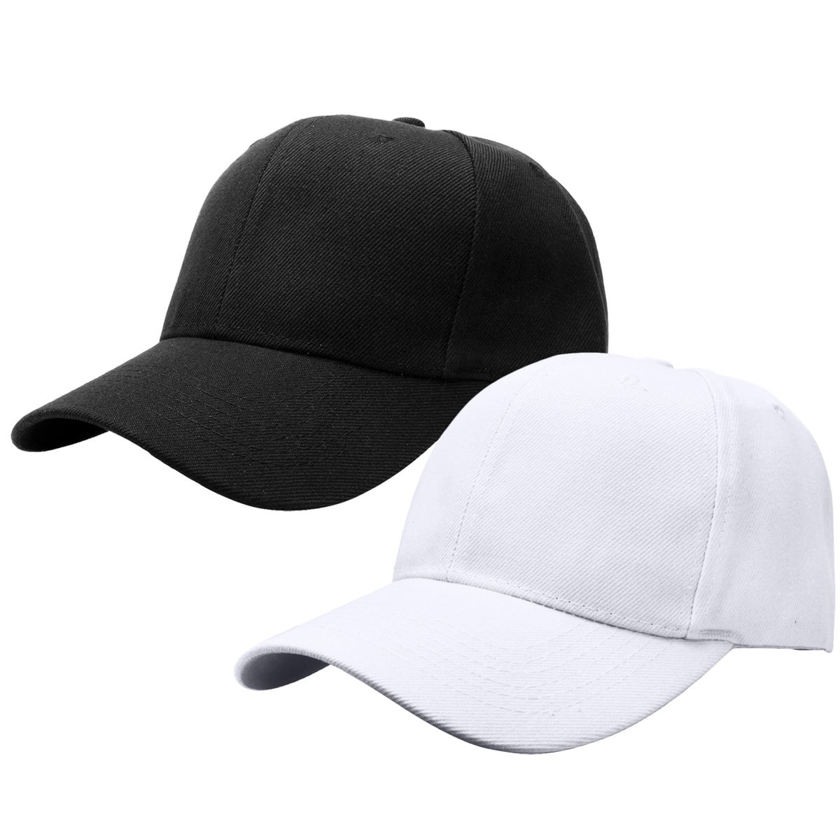 2pcs Baseball Cap for Men Women Adjustable Size Perfect for Outdoor Activities | Walmart (US)