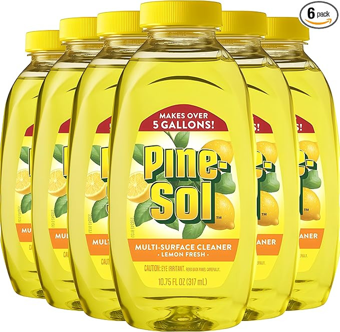 Pine-Sol Multi Surface Cleaner, 6 Pack, Concentrated Multi Purpose Cleaner and Degreaser for Kitc... | Amazon (US)