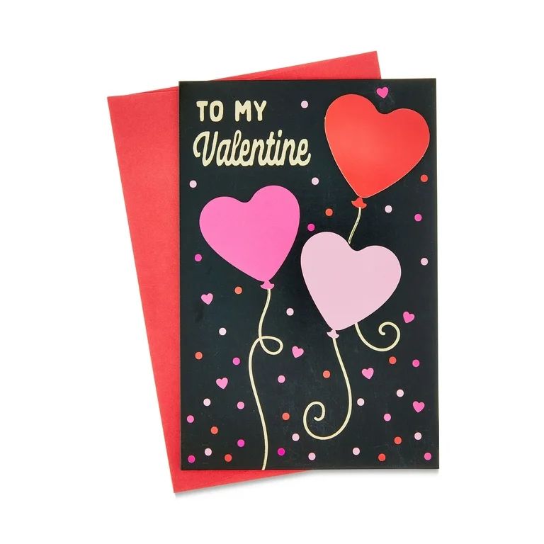 Valentine's Day Multi-Color To My Valentine Greeting Card, by Way To Celebrate | Walmart (US)