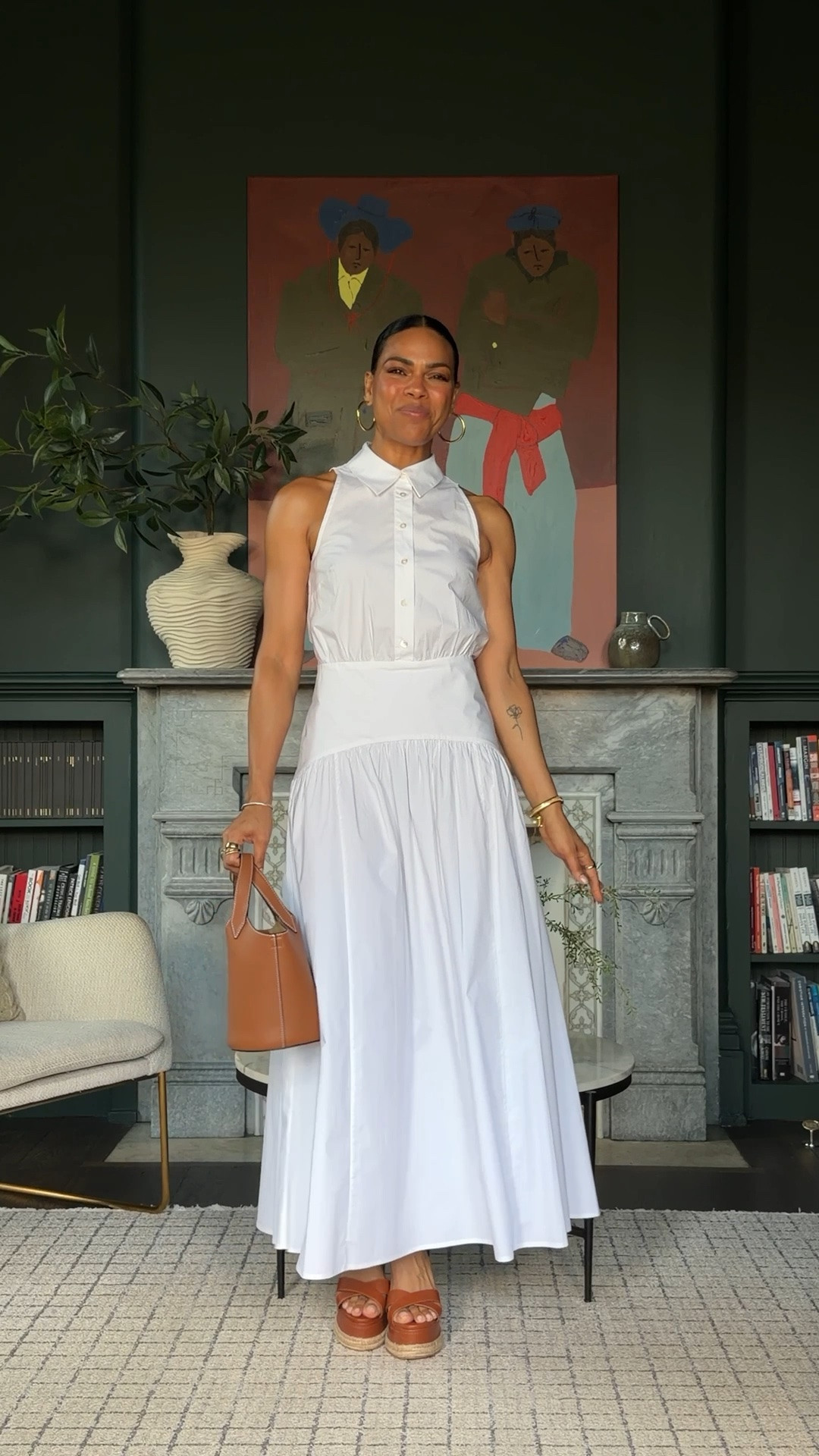 Love this white dress. It’s tts but if you have wider hips size up! Linked the shoes too, and a few other dresses :)

#LTKootd #LTKSeasonal #LTKOver40