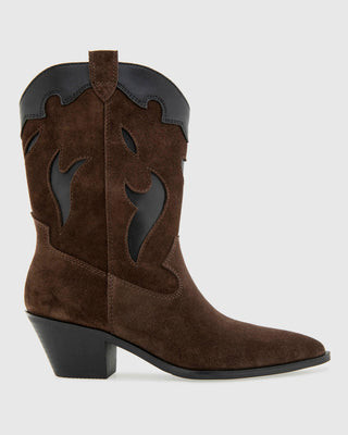 Splendid - Angel Western Suede Bootie in Spice - Spice | Splendid