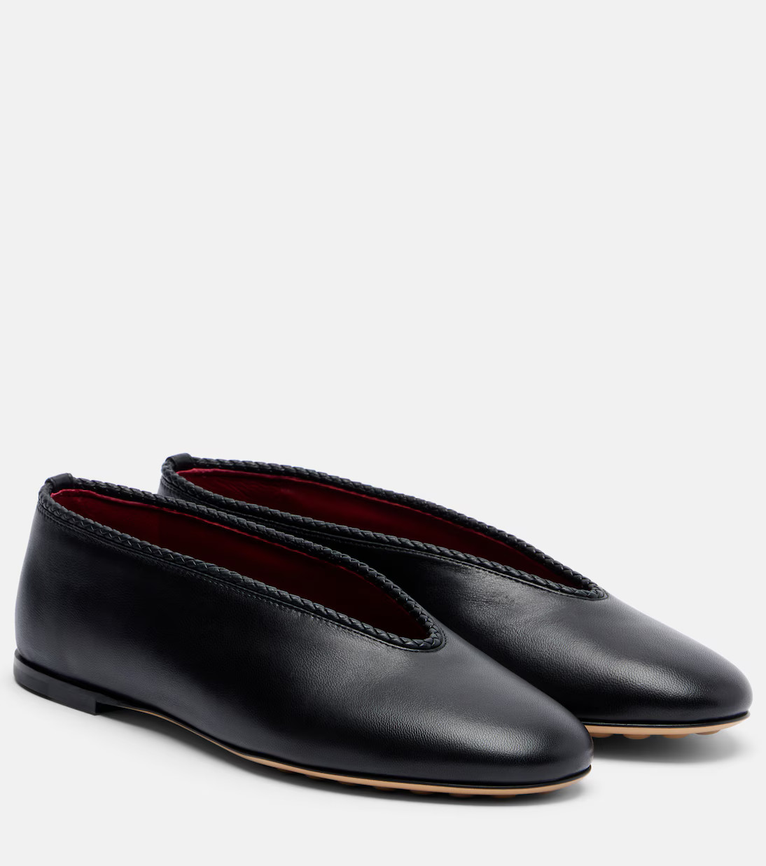 Rosa leather ballet flats | Mytheresa (US/CA)