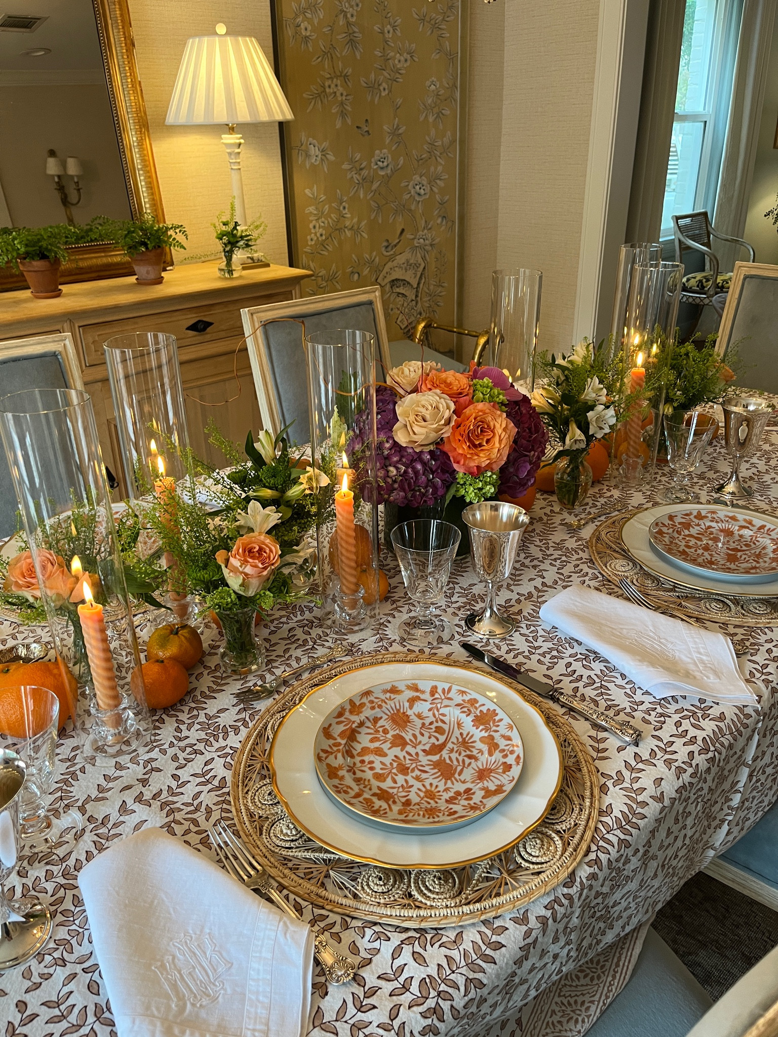 Cheery fall table! Don’t forget fruit as decoration. Fresh oranges pack a punch! 

#LTKSeasonal #LTKHoliday #LTKHome