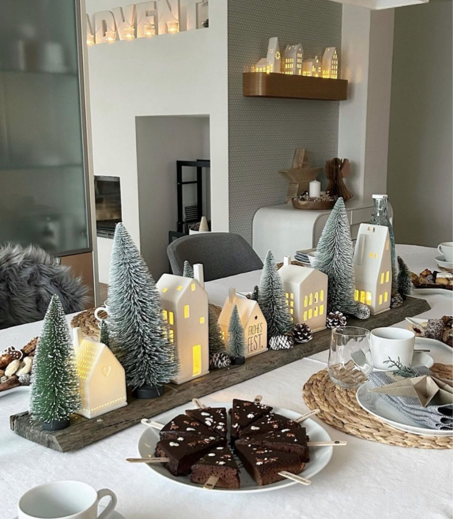 Shop for Christmas Dinner Table Decor Farmhouse Style. Inspiration photo Credit:  @aufgeputzt Instagram account

#LTKHoliday #LTKGiftGuide #LTKhome