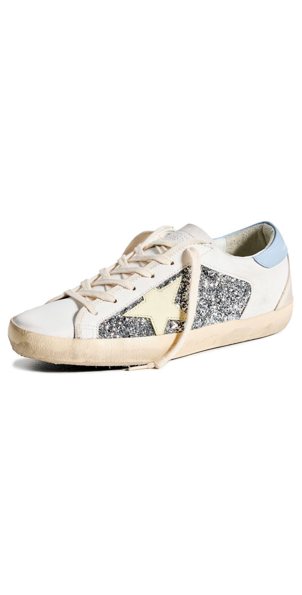 Golden Goose Super-Star Glitter Bio Based Sneakers | Shopbop