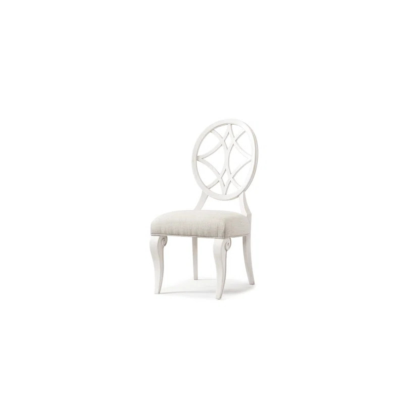 Queen Anne Back Side Chair in Catalina Moondust | Wayfair North America
