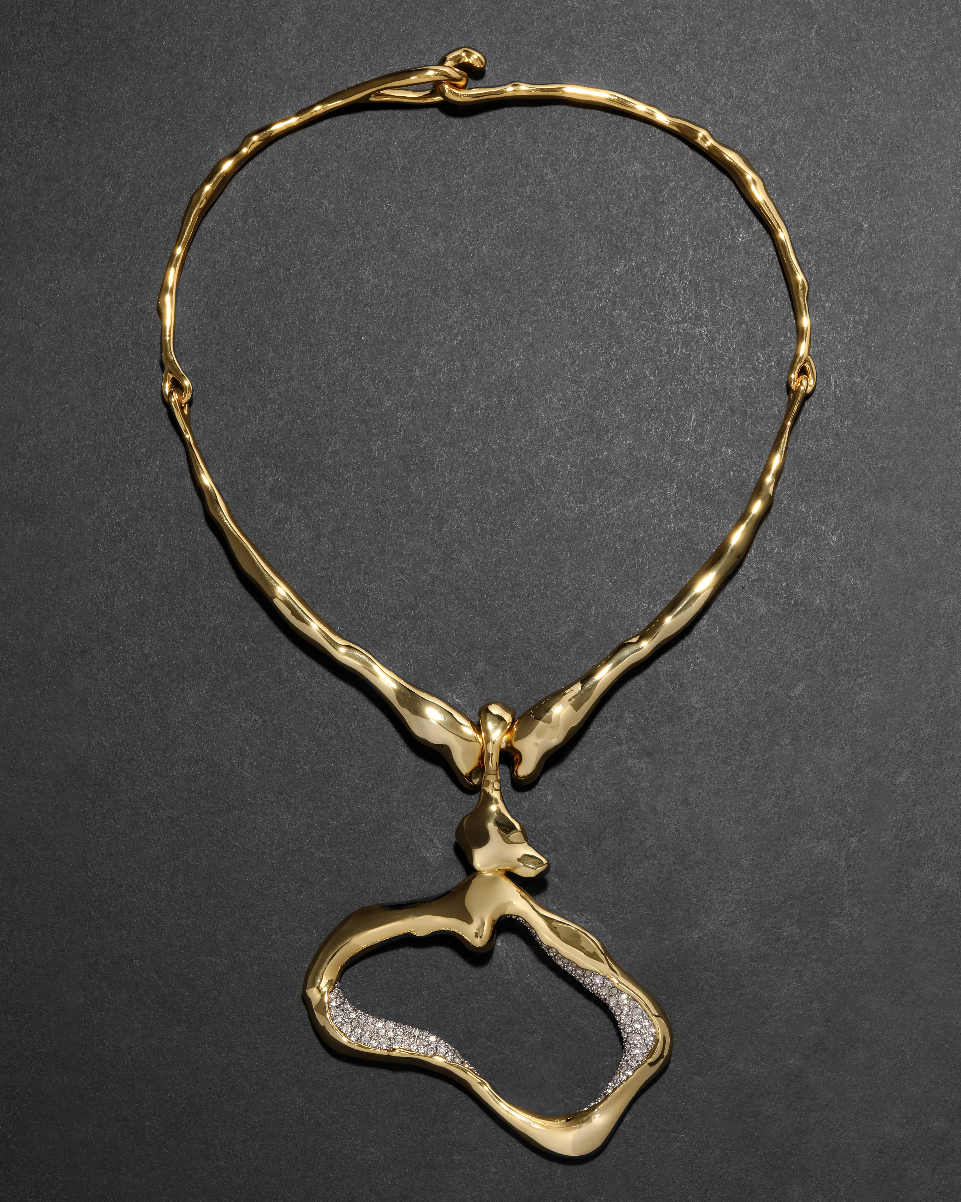 Solanales Crystal Modernist Collar Necklace | Alexis Bittar