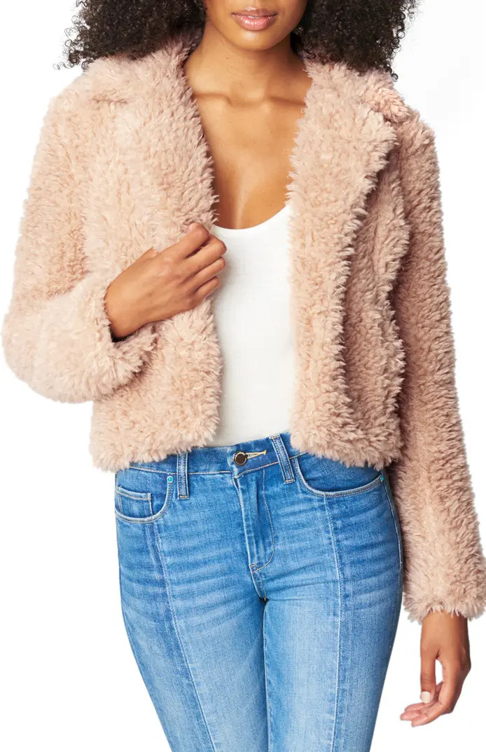 BLANKNYC Curly Faux Fleece Chubby Coat | Nordstrom | Nordstrom