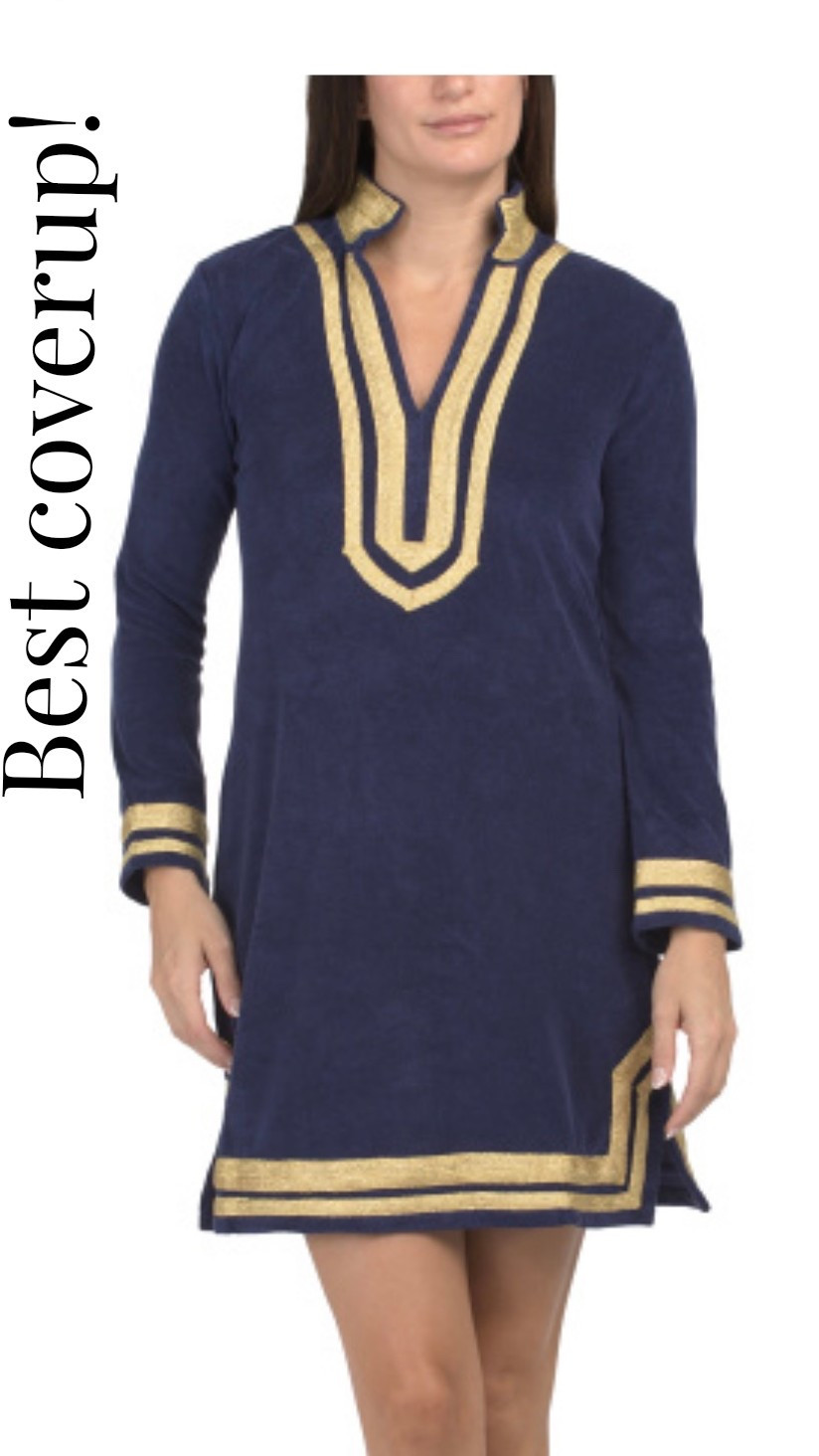 I’ve had this terry coverup for years! I want to say 10 & it’s still the best! I’ve taken good care of it and don’t put it in the dryer. Perfect for post beach wear too when it’s a little breezy. Spring break, pool, swim, preppy , tunic 

#LTKOver40 #LTKmomlife #LTKSeasonal