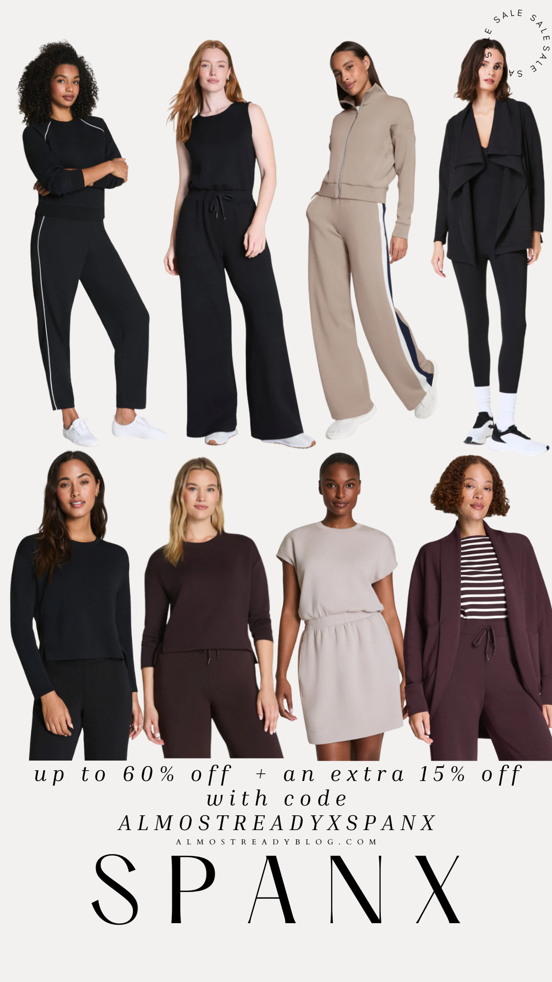 Spanx up to 60% off new markdowns + an extra 15% off with code ALMOSTREADYXSPANX. 

 

#LTKSaleAlert #LTKFindsUnder100