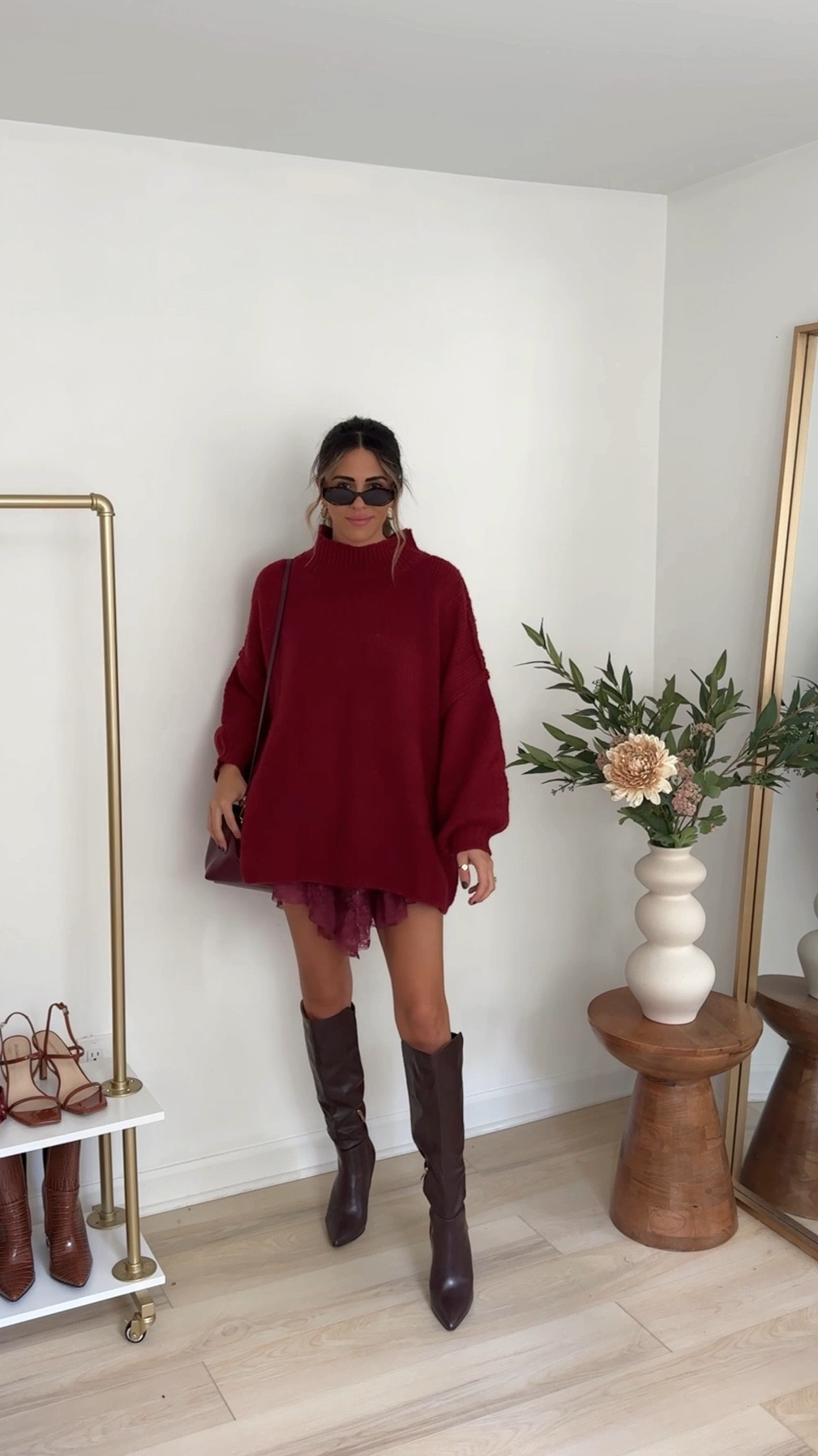 Lace slips for fall >> wearing size XS in the slip and sized up to a medium in the oversized sweater 

Fall outfits | autumn outfits | boot outfits 

#LTKSeasonal #LTKxPrimeDay #LTKFindsUnder100