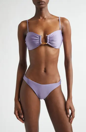Zimmermann Indra Hardware Bandeau Two-Piece Swimsuit | Nordstrom | Nordstrom