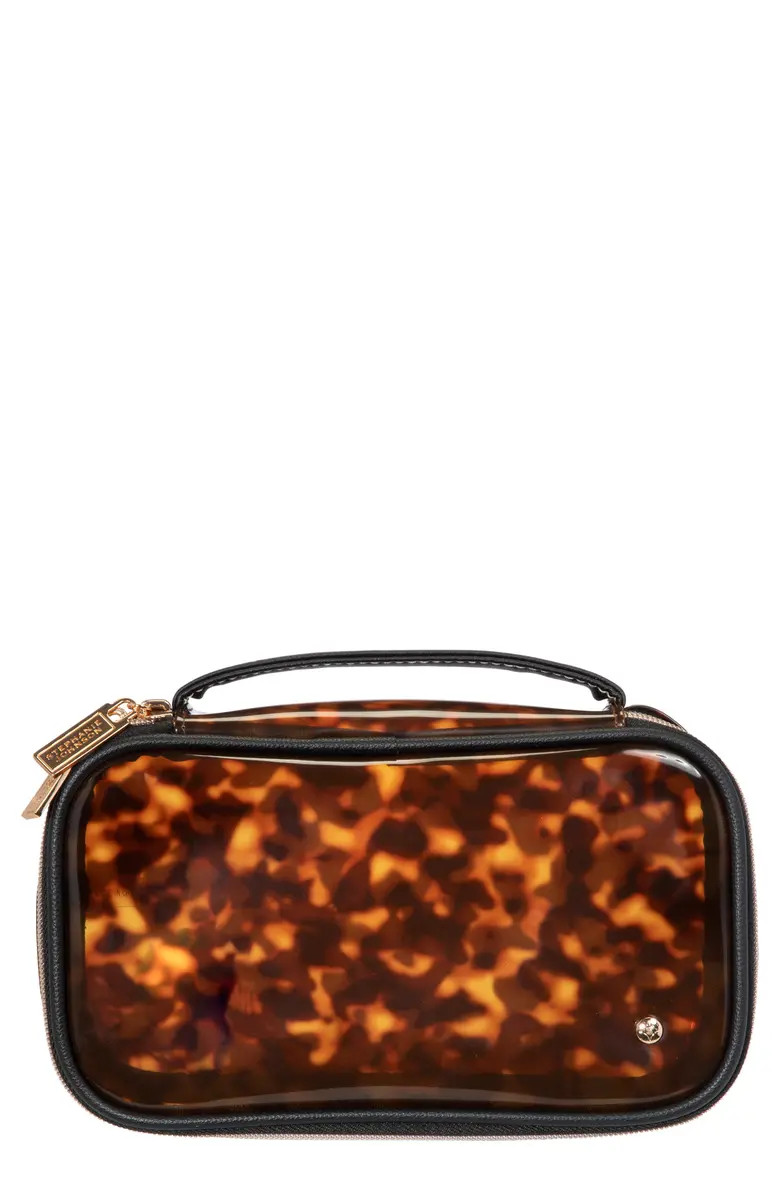 Stephanie Johnson Claire Miami Tortoise Medium Makeup Bag | Nordstrom | Nordstrom