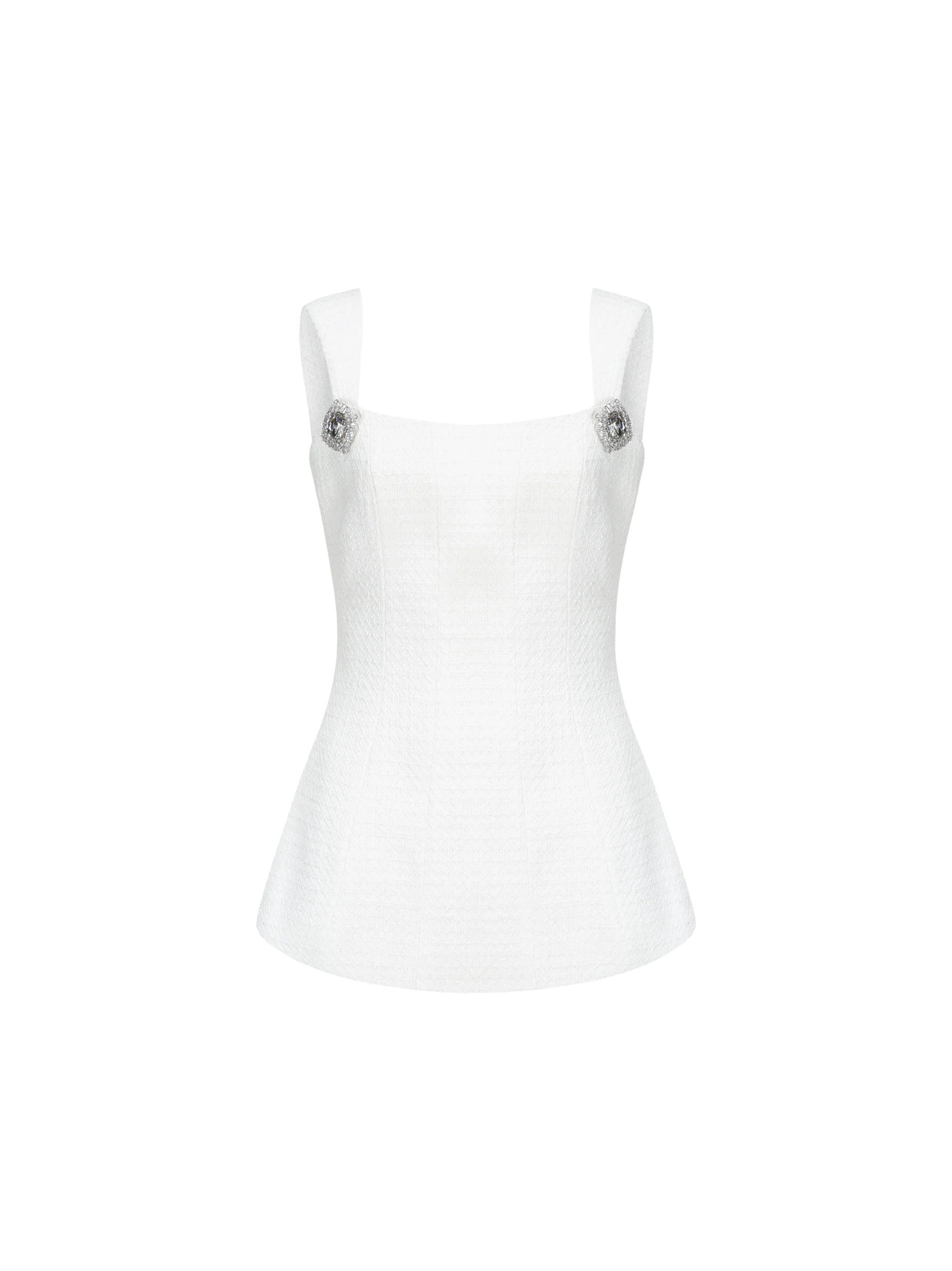 Anabella Bow Top (White) | Nana Jacqueline