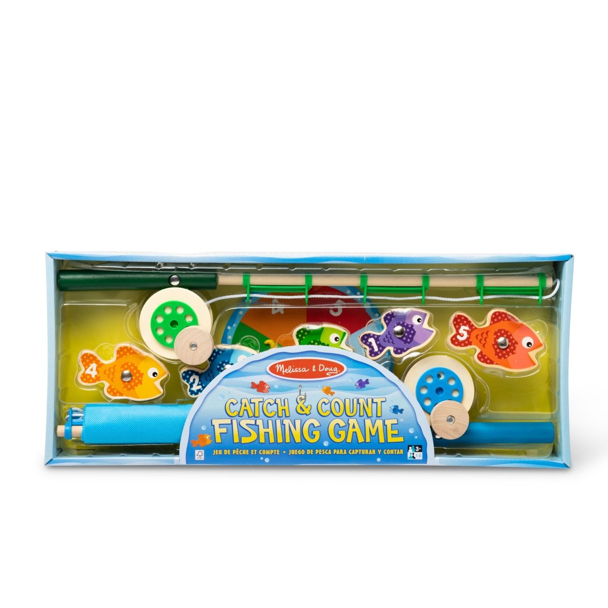 Melissa and Doug Kids' Catch & Count Fishing Game - One Color | Macy's