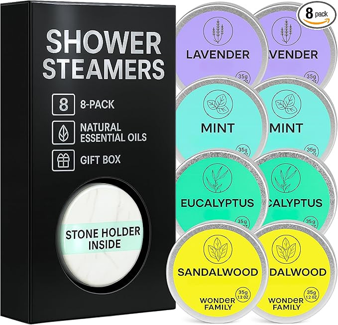 Shower Steamers Aromatherapy Gift Set for Women & Men (Eucalyptus) | Amazon (US)