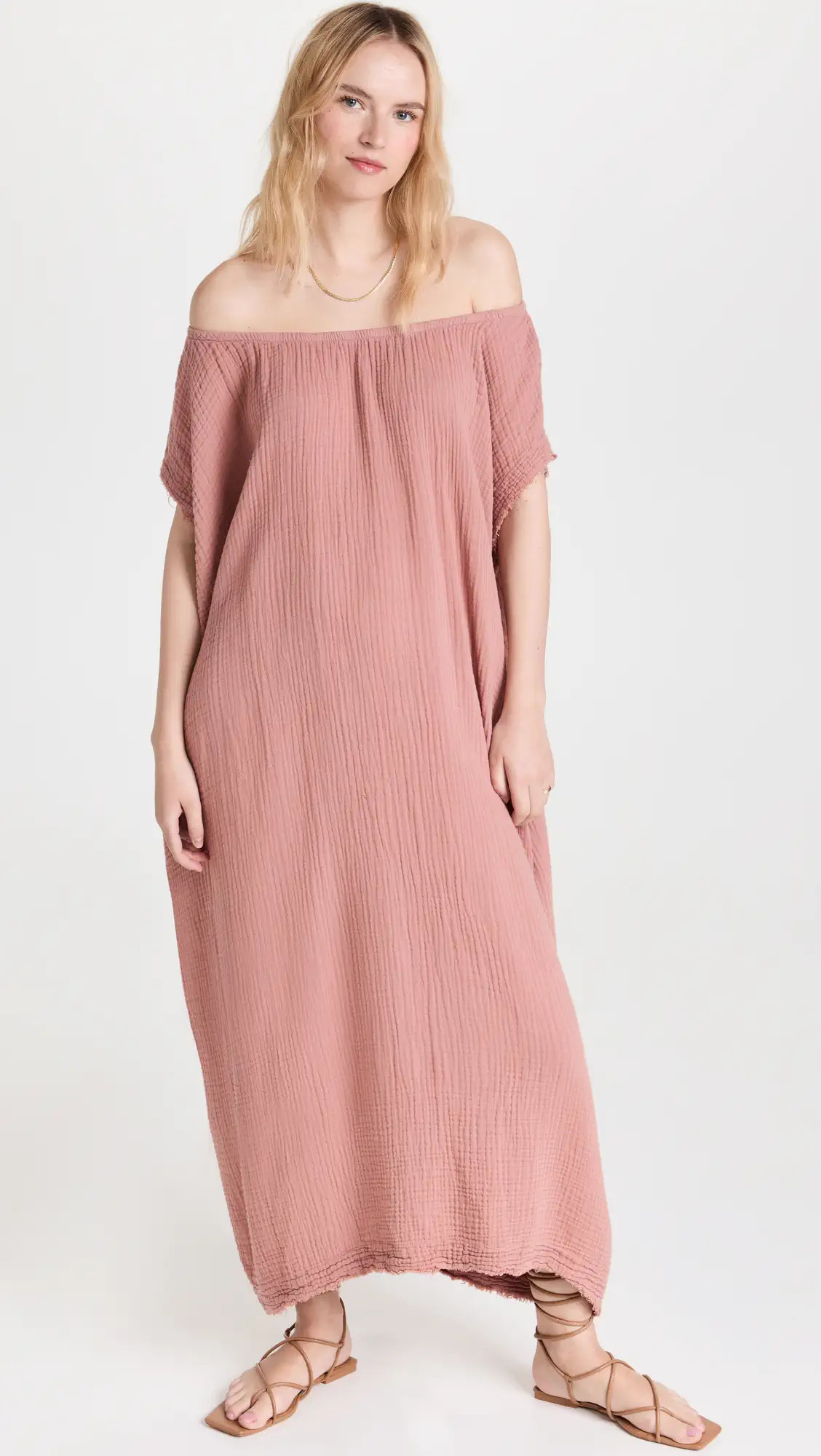 Moonstone Off Shoulder Caftan | Shopbop