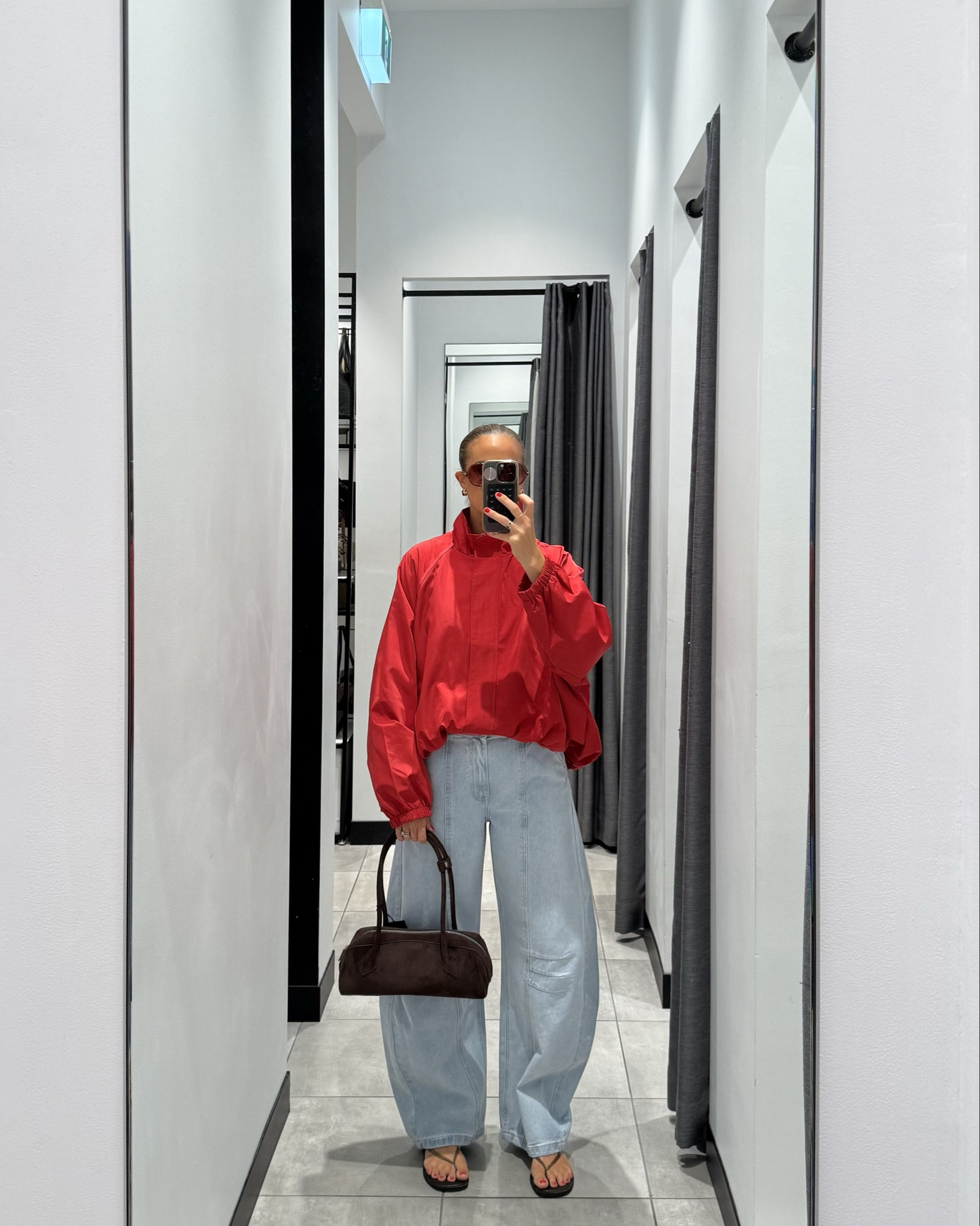 I am officially in love with Decjuba 
Jeans: size 10
Shackets: size 14
Brown faux leather jacket: size 14 (would of got the 12 but they didn’t have it in store)
Red parka jacket: size 14 (also would of got it in the size 12 but they had none in stock) 