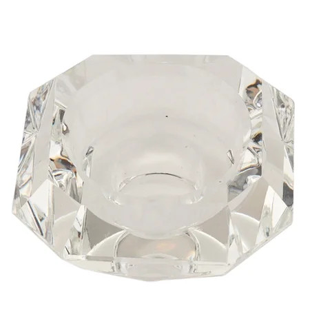 Crystal Candle Light Holder Clear Tealight Candle Holder Glass Pillar Candle Holder Crystal Candlest | Walmart (US)