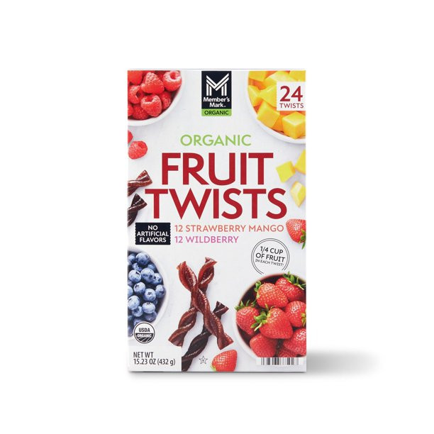 Member's Mark Organic Fruit Twist, Variety Pack, 0.63 oz., 24 pk. - Samsclub.com | Sam's Club