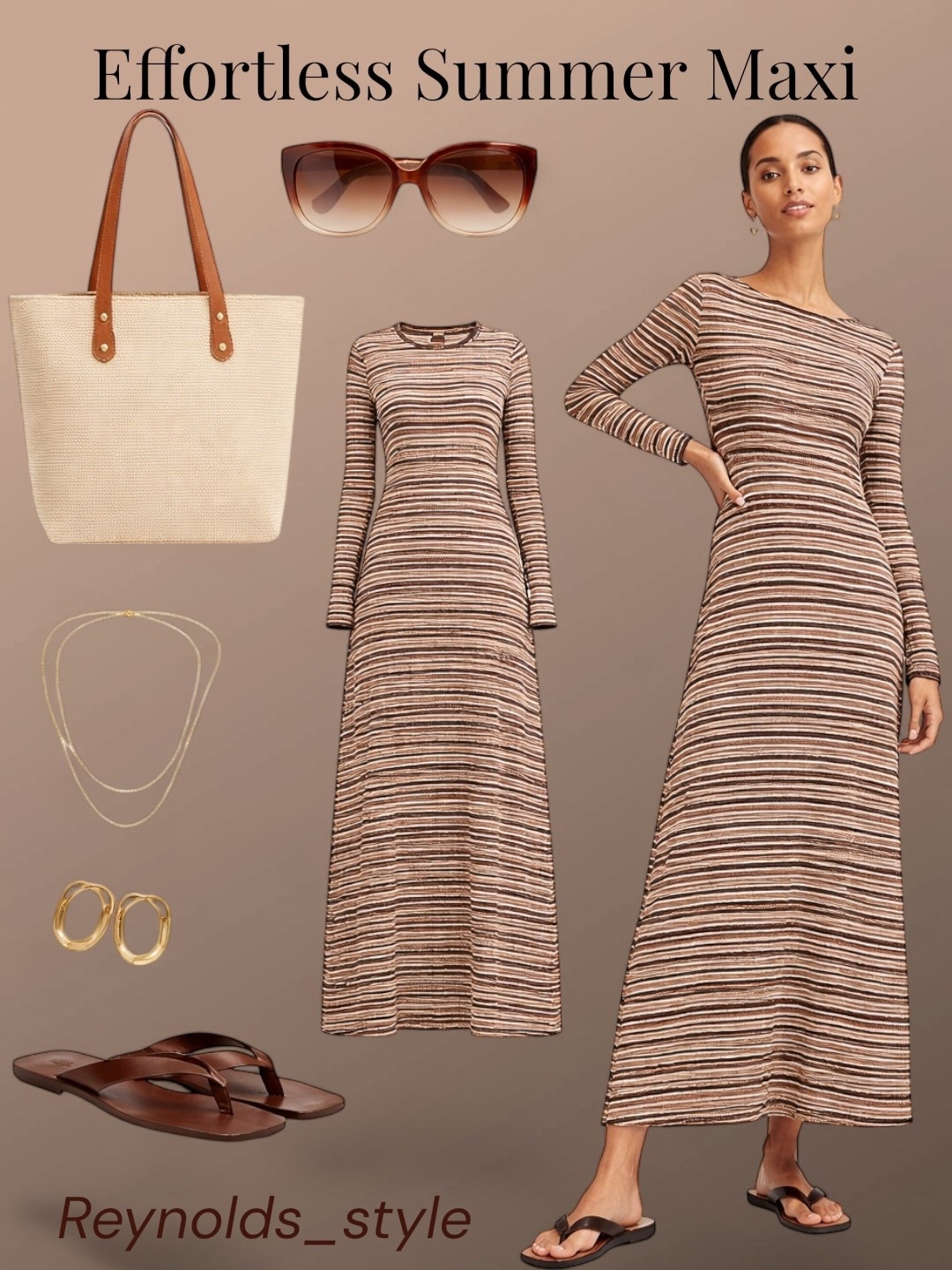 Effortless, neutral, and on repeat 🤎
This striped maxi @zsupplyclothing is one of those throw-on-and-go pieces that still looks put together every time. Styled with simple, everyday accessories you’ll wear all season long.
Everything linked 🤍


#LTKootd #LTKTravel #LTKOver40