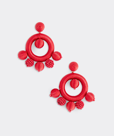 Tropical Thread Wrap Earrings | vineyard vines