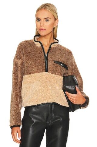 ANINE BING Royce Pullover in Brown & Camel from Revolve.com | Revolve Clothing (Global)