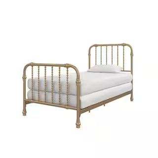 Little Seeds Monarch Hill Wren Gold Metal Twin Bed 4110319LS | The Home Depot