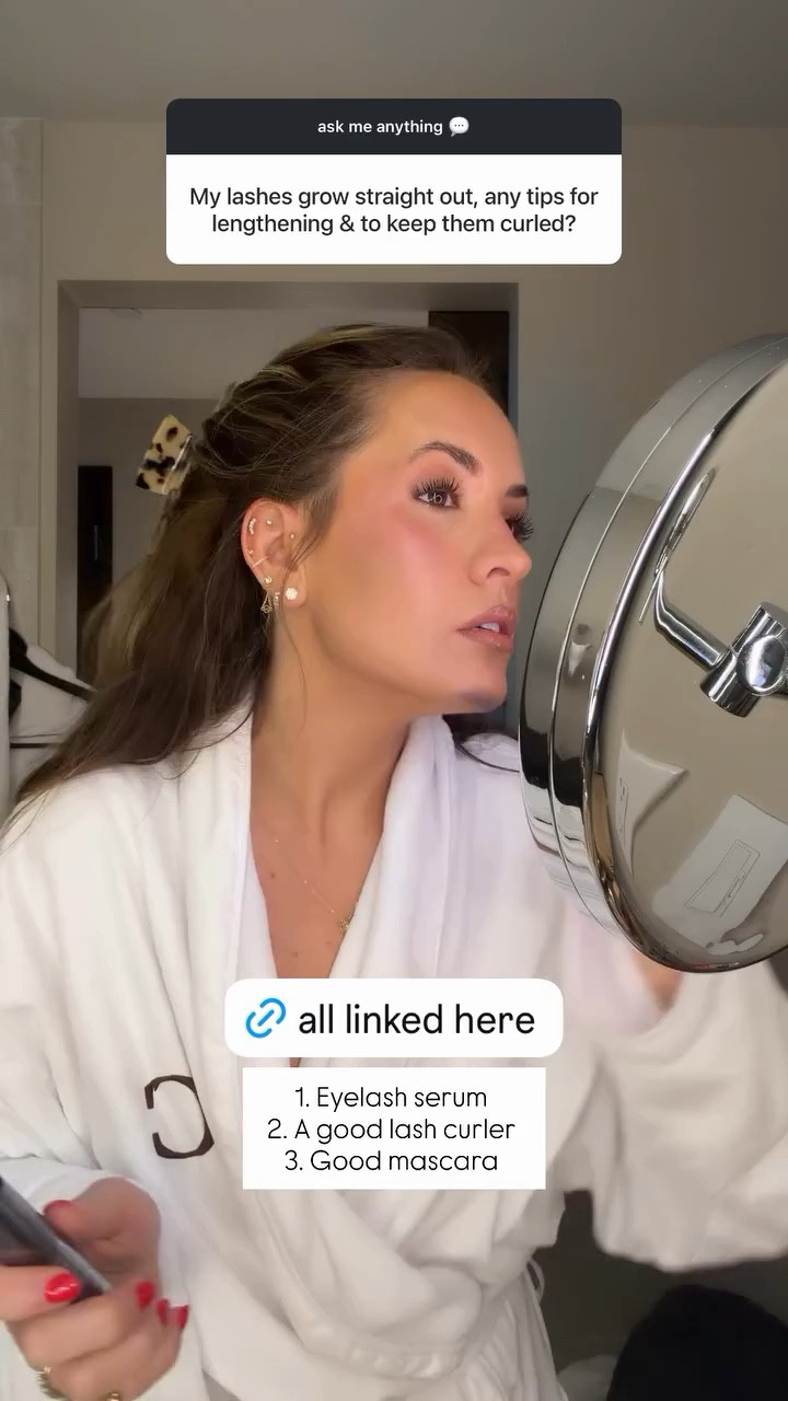 1. Eyelash serum
2. A good lash curler 
3. Good mascara



#LTKBeauty