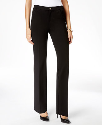 Anne Klein Petite Mid-Rise Pants - Macy's | Macy's